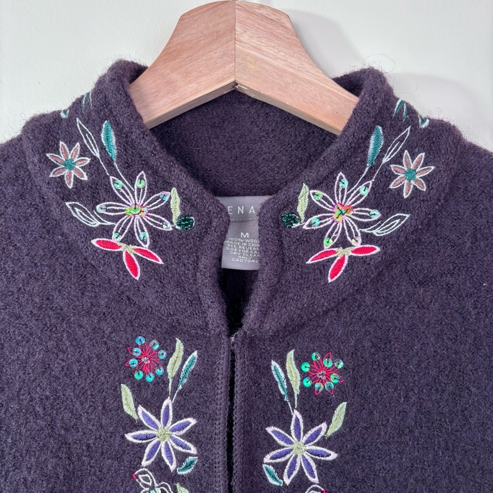 Kenar Wool Embroidered Jacket - Picture 4 of 9
